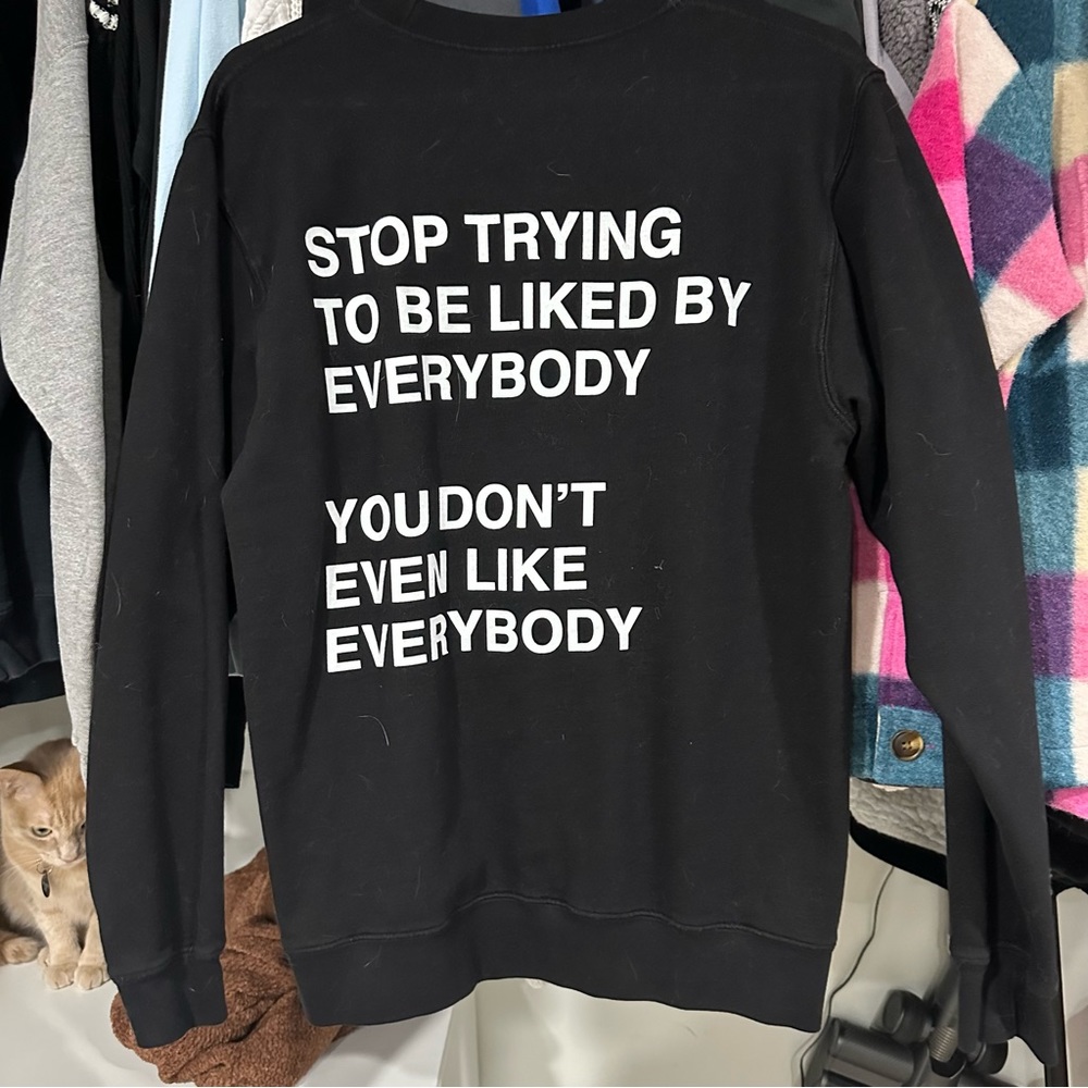 Never worn We’re not really strangers merch